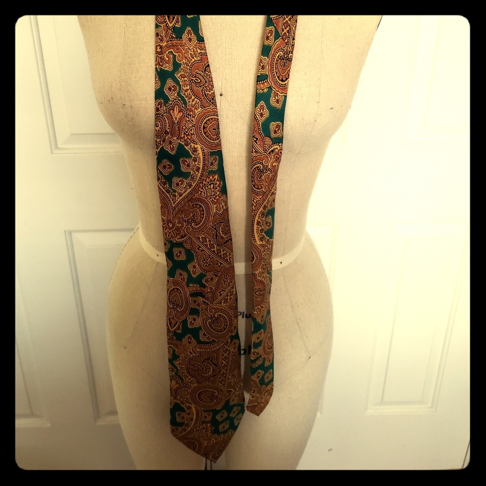 Authentic Fendi Cravatte Men's Silk Necktie